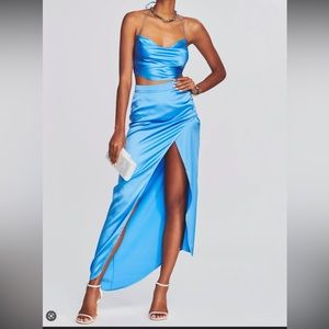 SEROYA NYC Set- Naomi Silk Shirt & Ellison Top